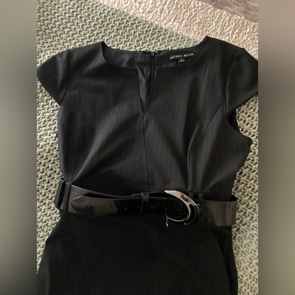 Antonio Melani Black Midi Dress